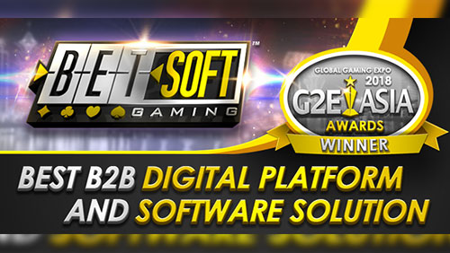 Betsoft Gaming Wins Prestigious B2B Platform Award at G2E Asia 2018