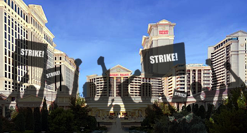 casino list las vegas affected by strike