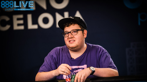 888Live Barcelona: Parker "Tonkaaaap" Talbot "everyone is out for #1."