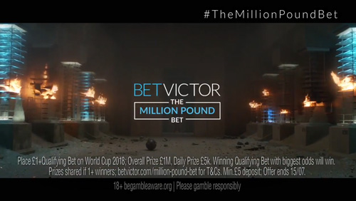 BetVictor launches The Million Pound Bet for World Cup 2018