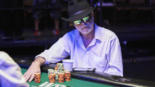 Hoping for his third consecutive WSOP Seniors title, James Moore and Lady Luck didn’t connect