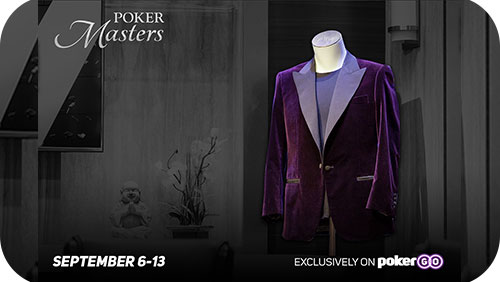 Poker Masters returns in the fall; seven events; purple jacket