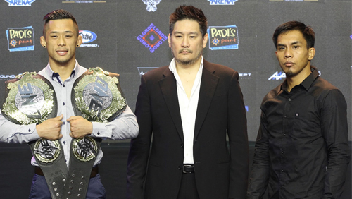 Kevin Belingon and Martin Nguyen face-off at ONE: Reign of kings press conference