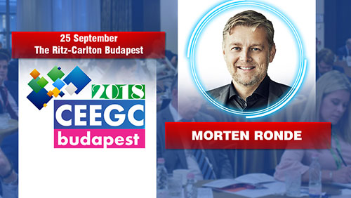 Morten Ronde to share expertise during IMGL MasterClass™ – US Market – Gold Rush or Opposite for European Operations at CEEGC2018