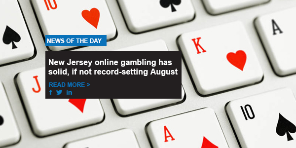 New Jersey online gambling has solid, if not record-setting August