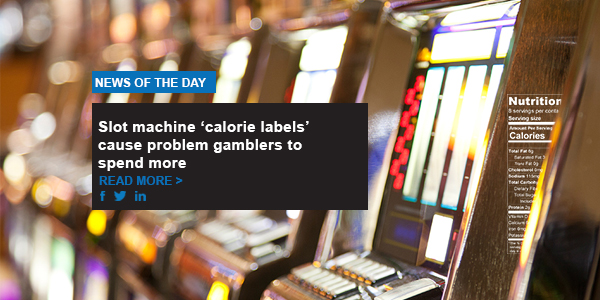 Slot machine ‘calorie labels’ cause problem gamblers to spend more