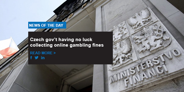 Czech gov’t having no luck collecting online gambling fines