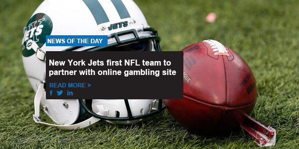 New York Jets first NFL team to partner with online gambling site