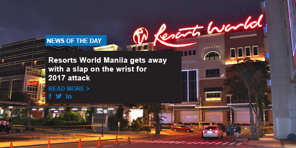 Resorts World Manila gets away with a slap on the wrist for 2017 attack