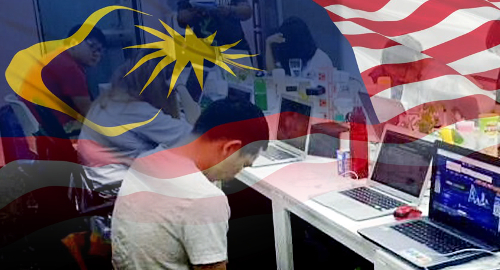 malaysia-chinese-online-gambling-bust