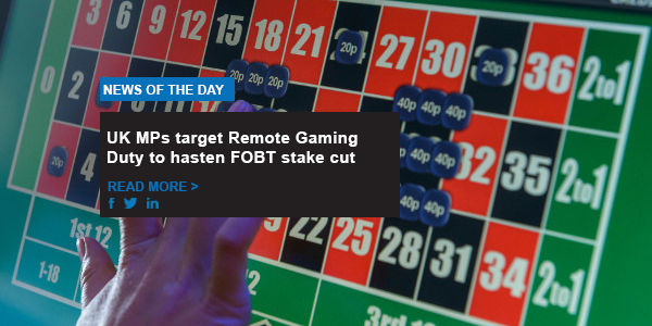 UK MPs target Remote Gaming Duty to hasten FOBT stake cut