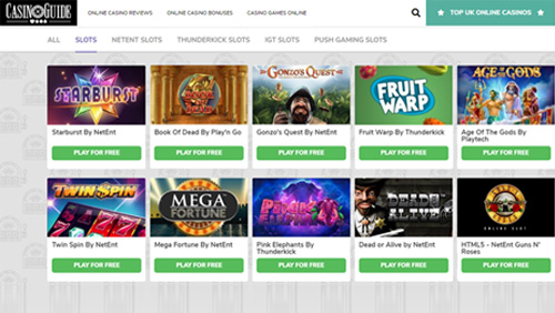 CasinoGuide expands Slots selection with new providers 