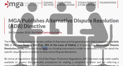 malta-gaming-alternative-dispute-resolution-directive