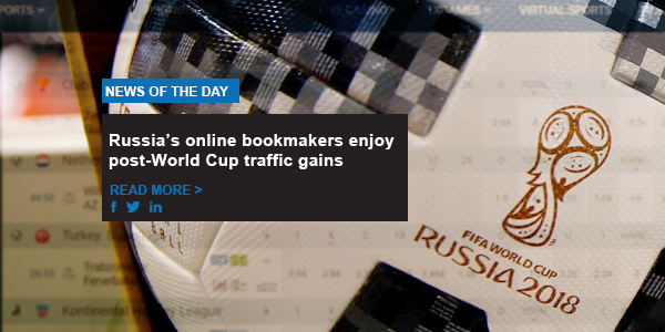 Russia’s online bookmakers enjoy post-World Cup traffic gains