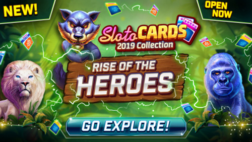 The #1 Social Casino Game Slotomania - to Boost Gameplay with New Sloto Card Heroes Collection