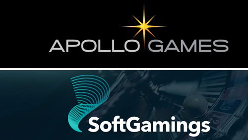 Apollo Games forges a partnership with SoftGamings to offer its range of video slot games in its portfolio