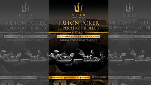 Triton Poker SHR Series returns to Jeju in March with six events