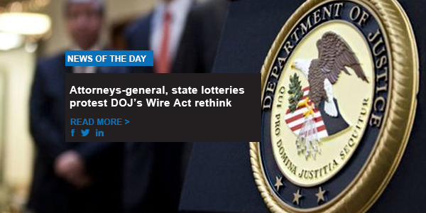 Attorneys-general, state lotteries protest DOJ’s Wire Act rethink