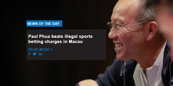 Paul Phua beats illegal sports betting charges in Macau