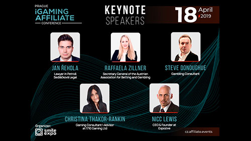 Speakers at Prague iGaming Affiliate Conference: Major lawyers, state authorities and gambling CEOs