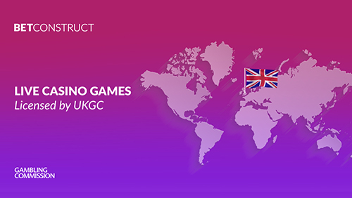 BetConstruct’s live casino is granted UKGC licence