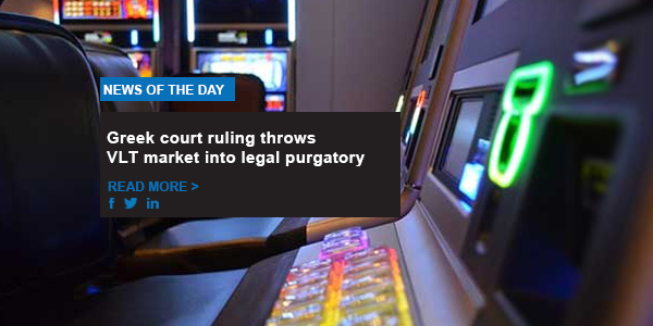 Greek court ruling throws VLT market into legal purgatory