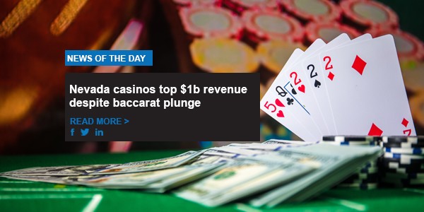 Nevada casinos top $1b revenue despite baccarat plunge