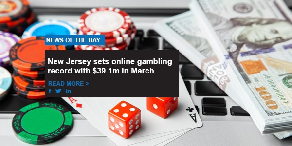 New Jersey sets online gambling record with $39.1m in March