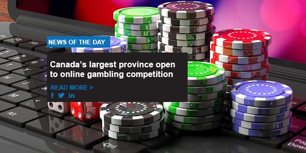 Canada’s largest province open to online gambling competition