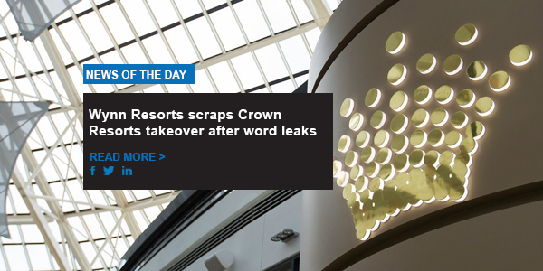 Wynn Resorts scraps Crown Resorts takeover after word leaks