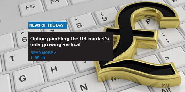 Online gambling the UK market’s only growing vertical
