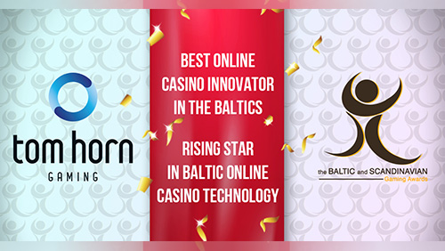 Tom Horn takes home two trophies at Baltic & Scandinavian Gaming Awards
