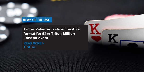 Triton Poker reveals innovative format for £1m Triton Million London event