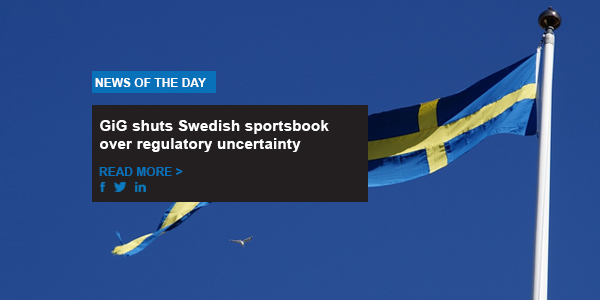 GiG shuts Swedish sportsbook over regulatory uncertainty