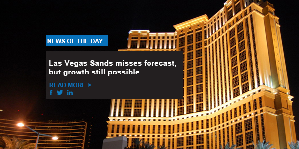 Las Vegas Sands misses forecast, but growth still possible