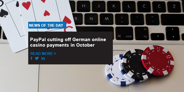 PayPal cutting off German online casino payments in October