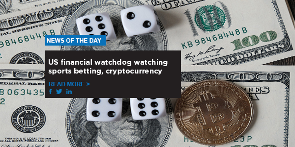 US financial watchdog watching sports betting, cryptocurrency