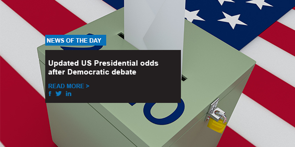 Updated US Presidential odds after Democratic debate