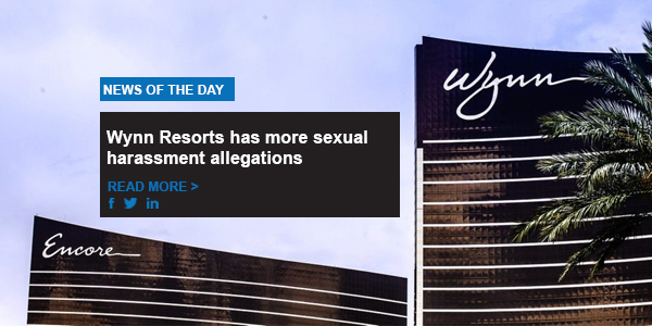 Wynn Resorts has more sexual harassment allegations