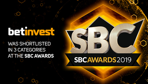 Betinvest has been shortlisted in 3 categories at the SBC Awards 2019