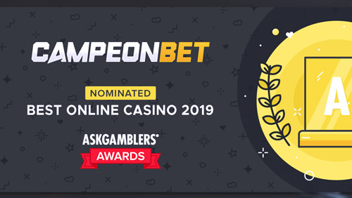 Campeón Gaming Partners’ CampeonBet nominated in Best Online Casino category at the AskGamblers Awards 2020