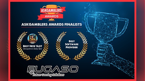 Fugaso selected as finalists in two categories of "the world's most prestigious casino awards".
