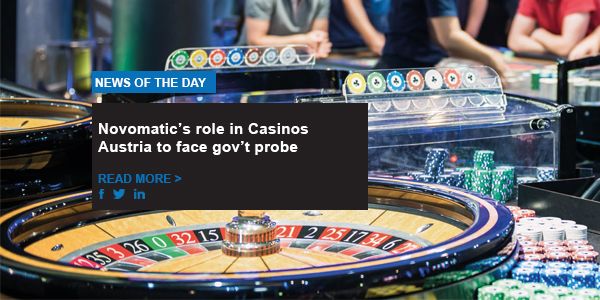 Novomatic’s role in Casinos Austria to face gov’t probe