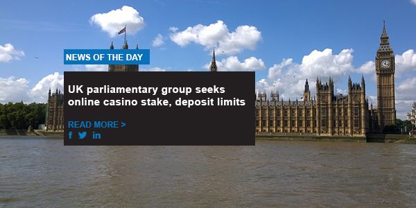 UK parliamentary group seeks online casino stake, deposit limits