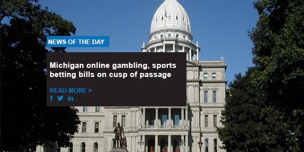 Michigan online gambling, sports betting bills on cusp of passage