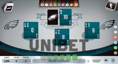 kindred-unibet-philadelphia-eagles-online-blackjack-slots