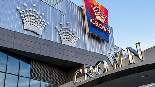 Facade on Crown Hotel and Resorts in Melbourne