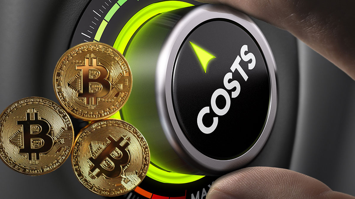 Bitcoin operation cost