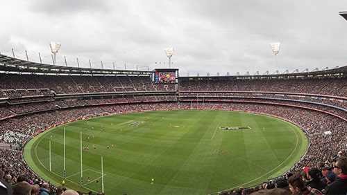 Panoramic view of Melbourne Cricket Ground