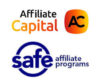 Logos of Affiliate Capital and Safe Affiliate Program